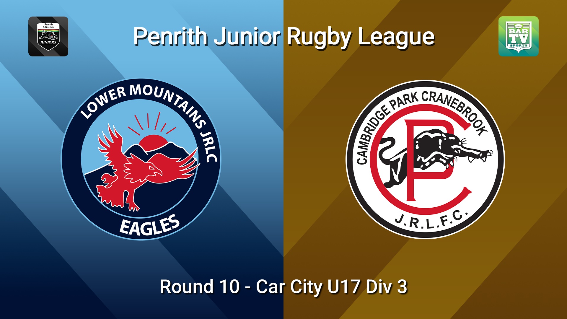 260704-video-Penrith & District Junior Rugby League Round 10 - Car City U17 Div 3 - Lower Mountains v Cambridge Park Slate Image