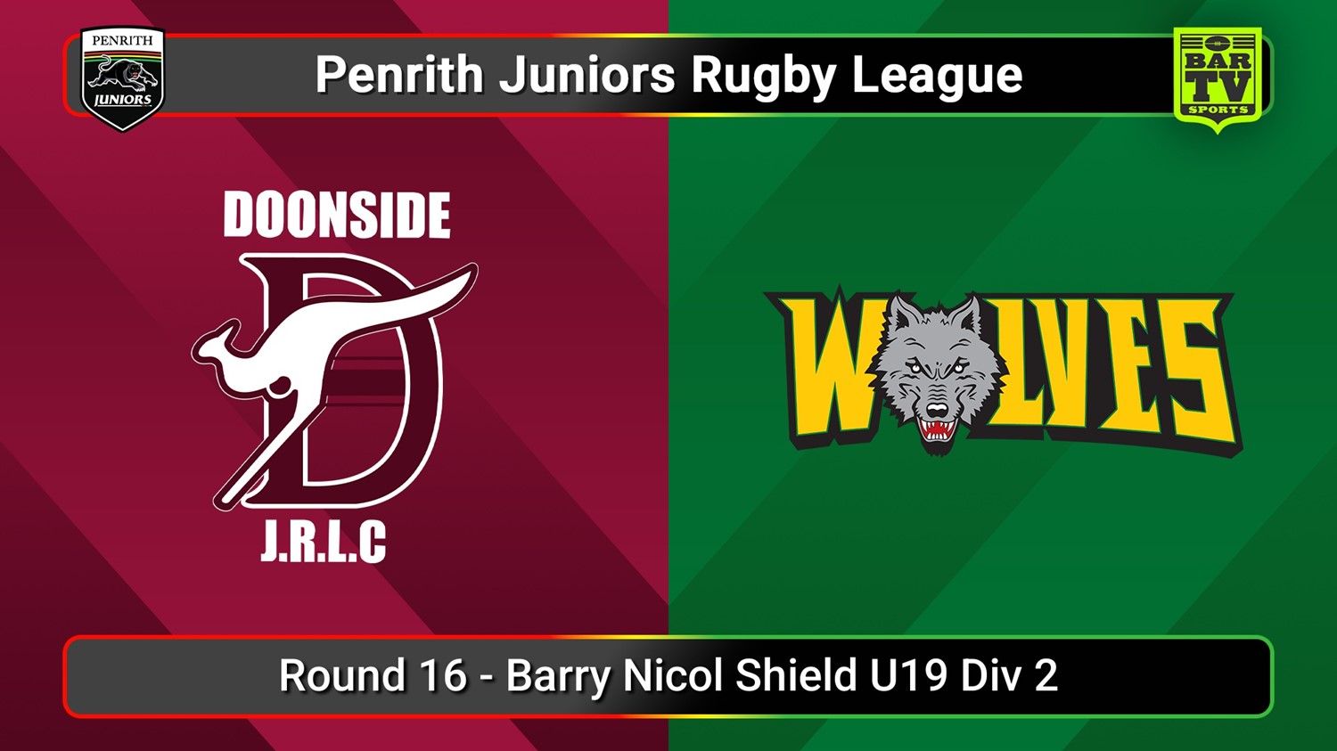 250801-video-Penrith & District Junior Rugby League Round 16 - Barry Nicol Shield U19 Div 2 - Doonside v Windsor Wolves Slate Image