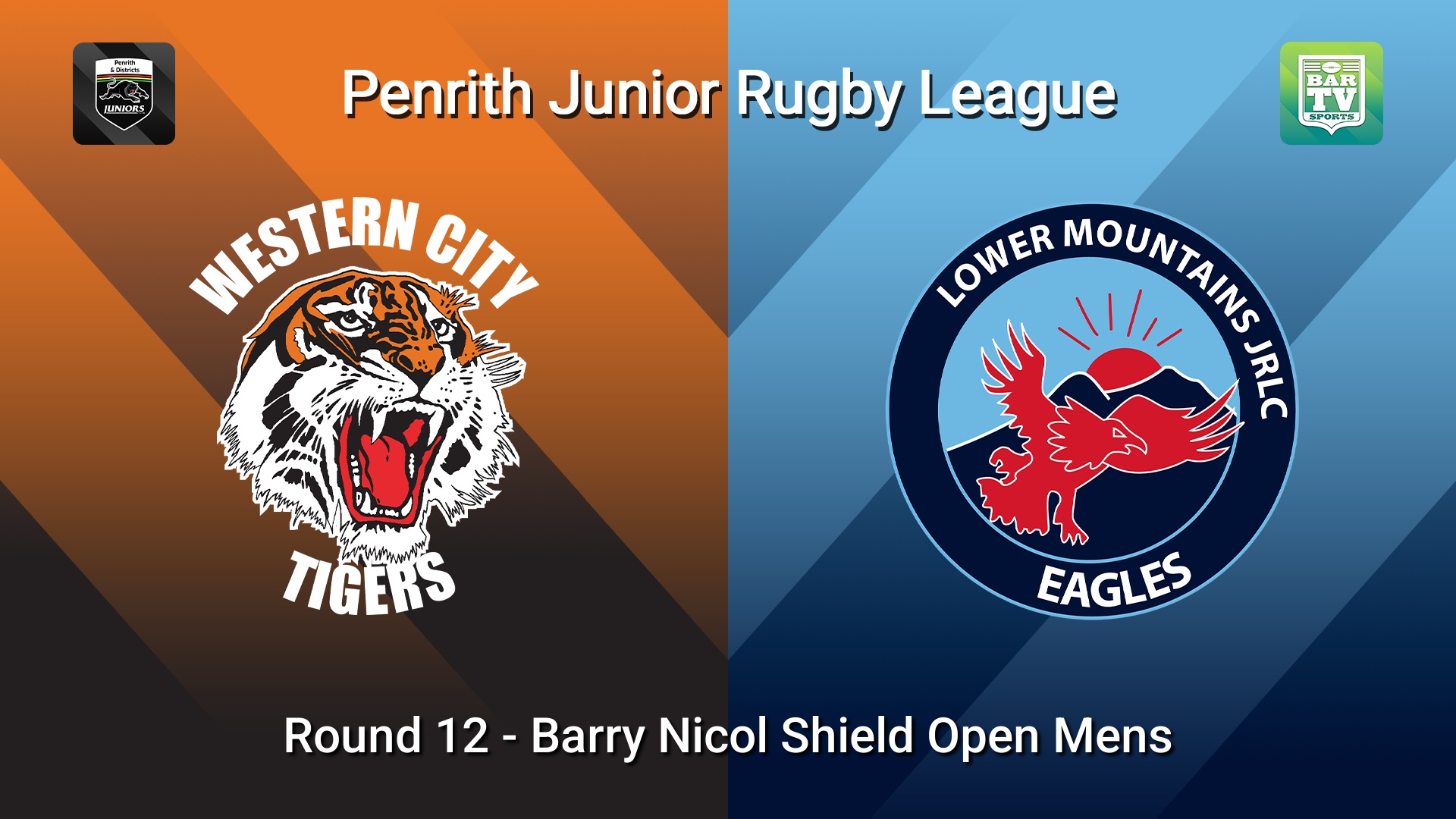 260704-video-Penrith & District Junior Rugby League Round 12 - Barry Nicol Shield Open Mens - Western City Tigers v Lower Mountains Slate Image