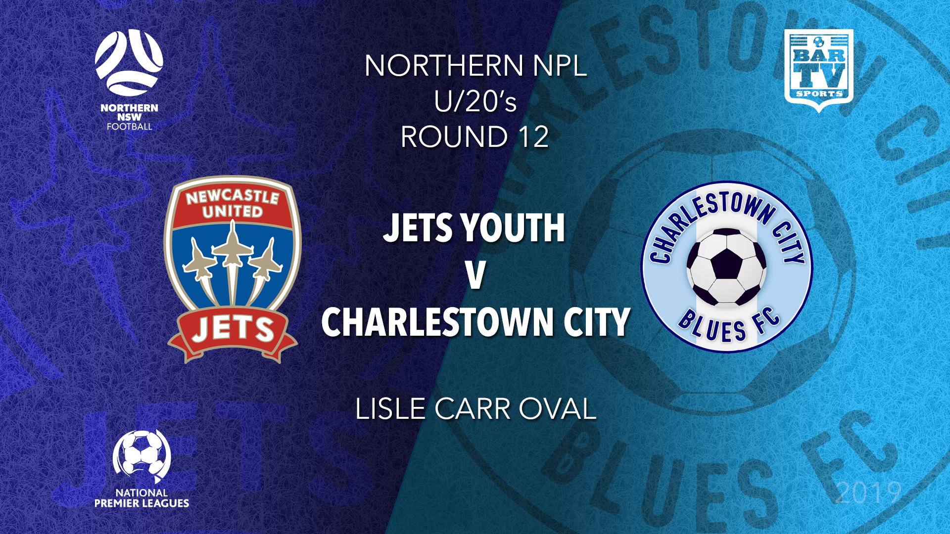 NPL Youth - Northern NSW Round 12 - Newcastle Jets FC U20 v Charlestown City Blues FC U20 Slate Image
