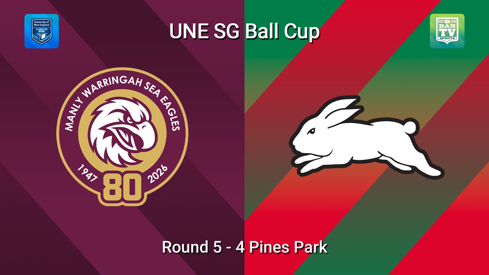260308-video-UNE SG Ball Cup Round 5 - Manly Warringah Sea Eagles v South Sydney Rabbitohs Minigame Slate Image