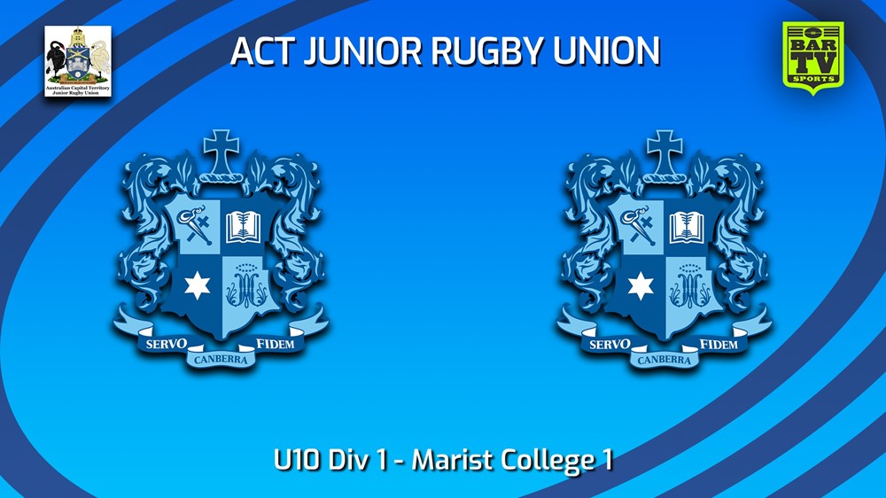 250906-video-ACT Junior Rugby Union Semi-Final - U10 Div 1 - Marist College Canberra v Marist College Canberra Slate Image
