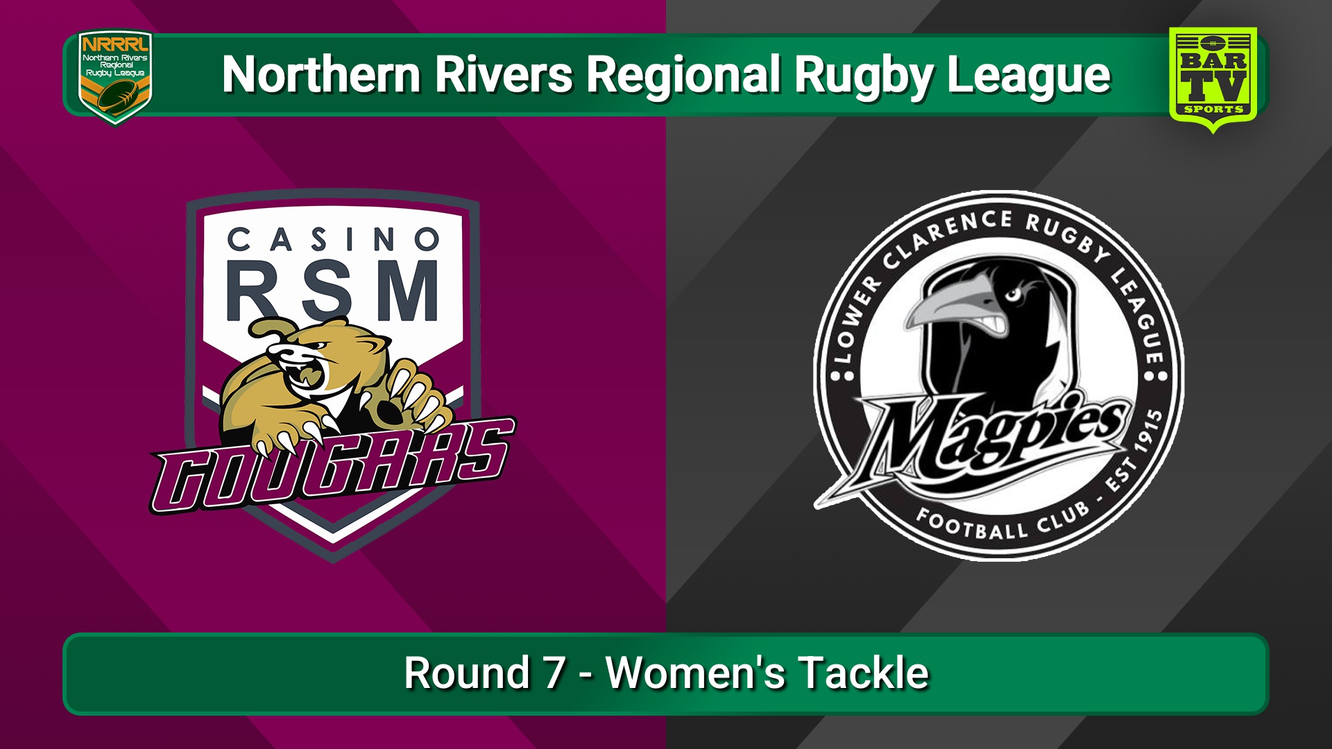 250712-video-Northern Rivers Round 7 - Women's Tackle - Casino RSM Cougars v Lower Clarence Magpies Minigame Slate Image