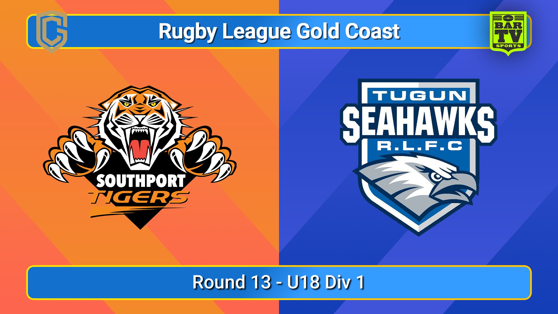 250720-video-Gold Coast Round 13 - U18 Div 1 - Southport Tigers v Tugun Seahawks Slate Image
