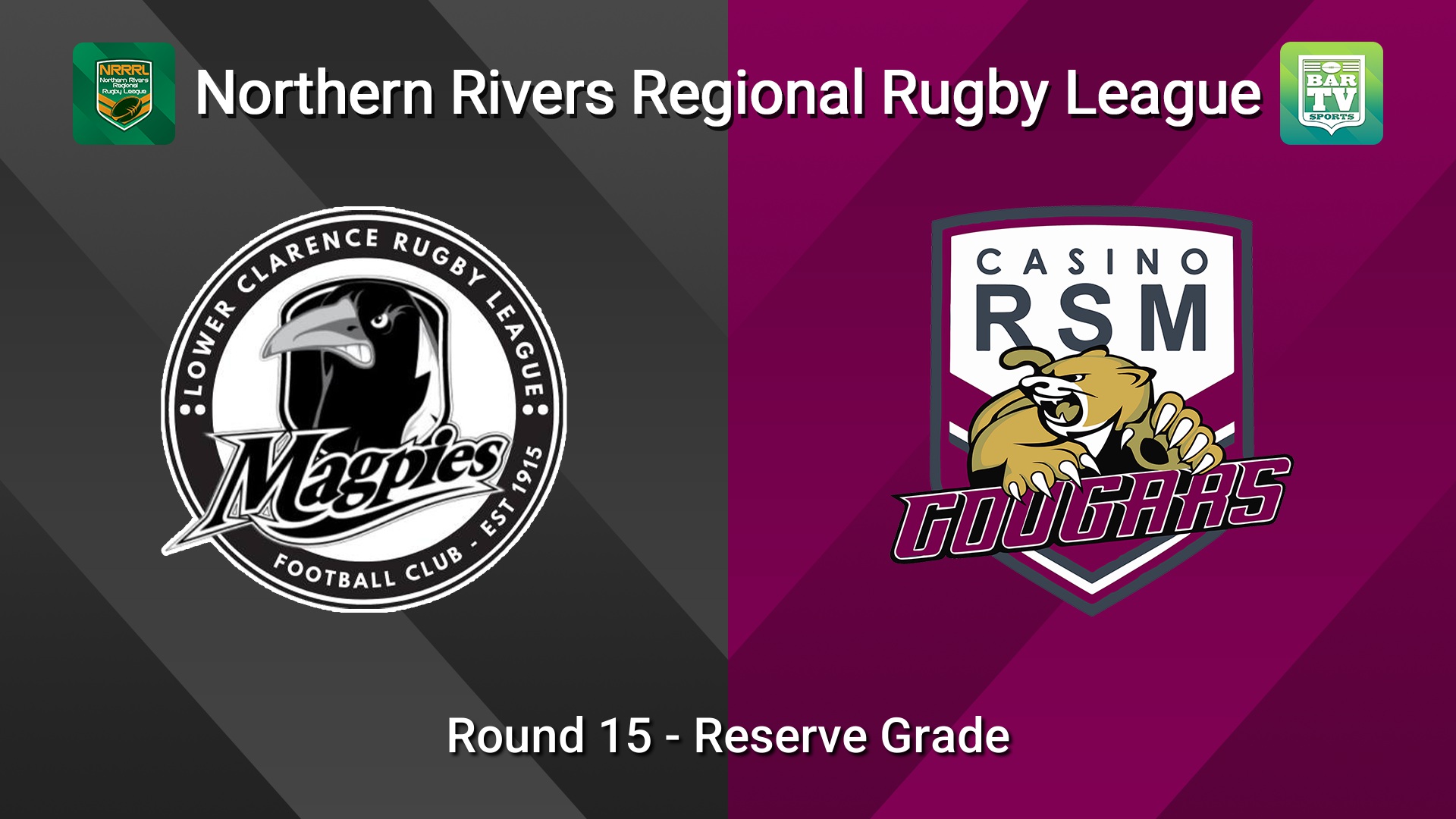 260809-video-Northern Rivers Round 15 - Reserve Grade - Lower Clarence Magpies v Casino RSM Cougars Slate Image