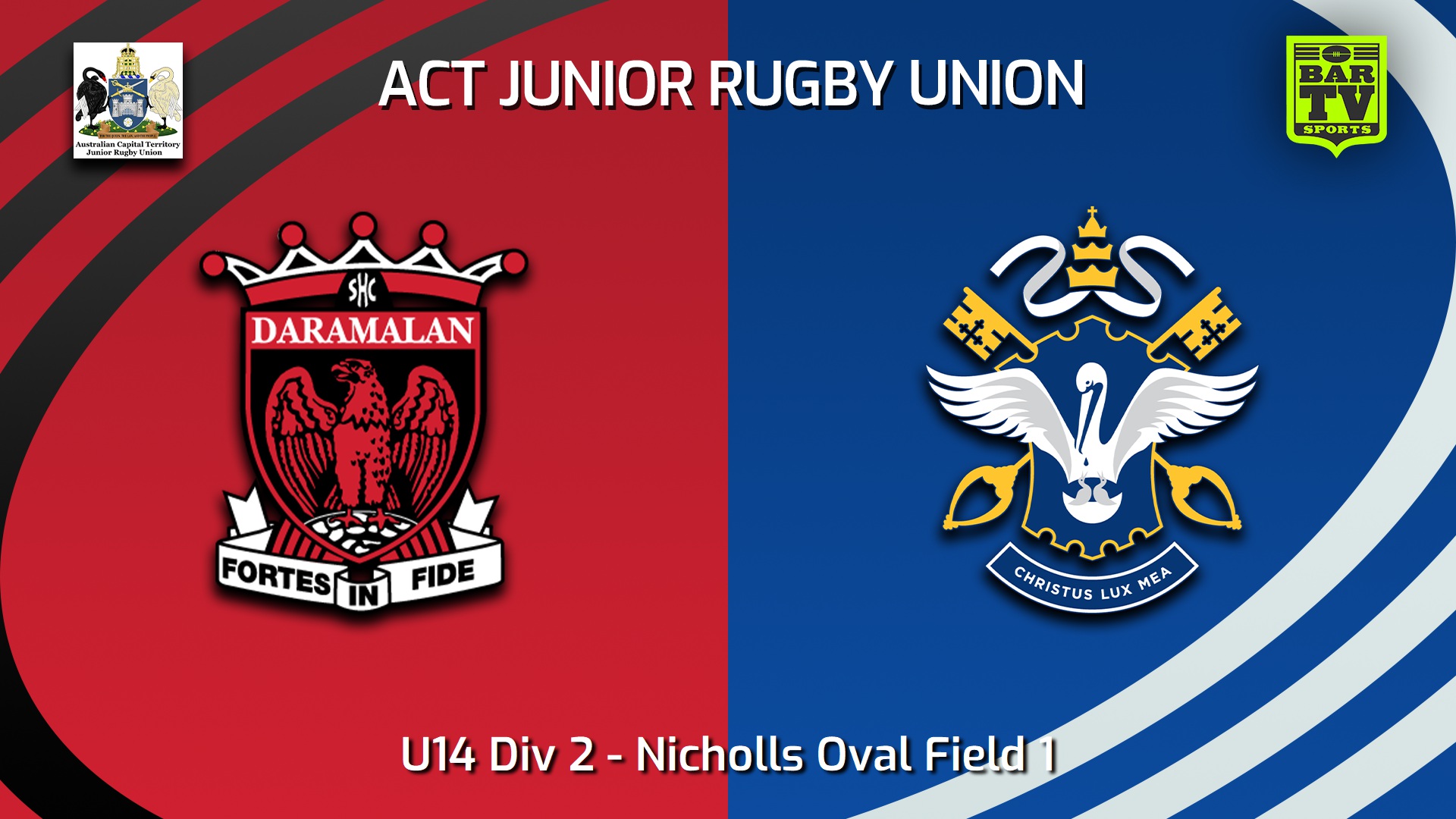 250913-video-ACT Junior Rugby Union Grand Final - U14 - Daramalan College v St Edmund's Slate Image