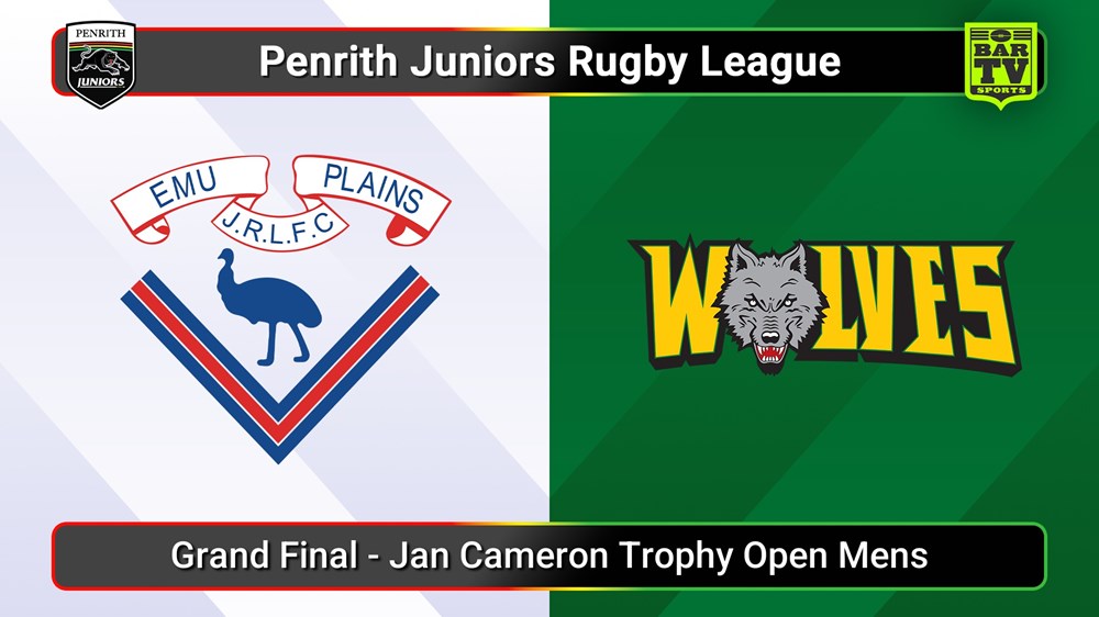 250914-video-Penrith & District Junior Rugby League Grand Final - Jan Cameron Trophy Open Mens - Emu Plains v Windsor Wolves Slate Image
