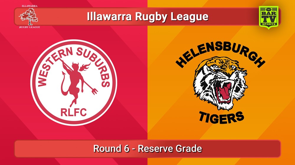 250531-video-Illawarra Round 6 - Reserve Grade - Western Suburbs Devils v Helensburgh Tigers Slate Image