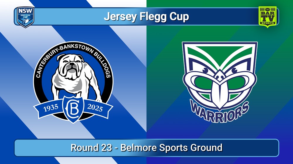 250809-video-Jersey Flegg Cup Round 23 - Canterbury-Bankstown Bulldogs v New Zealand Warriors Slate Image