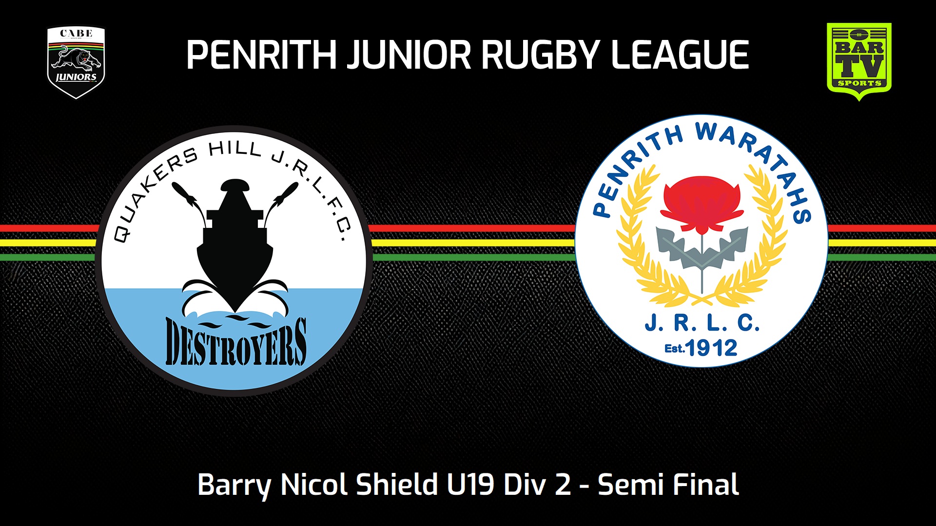 240825-video-Penrith & District Junior Rugby League Semi Final - Barry Nicol Shield U19 Div 2 - Quakers Hill Destroyers v Penrith Waratahs Slate Image