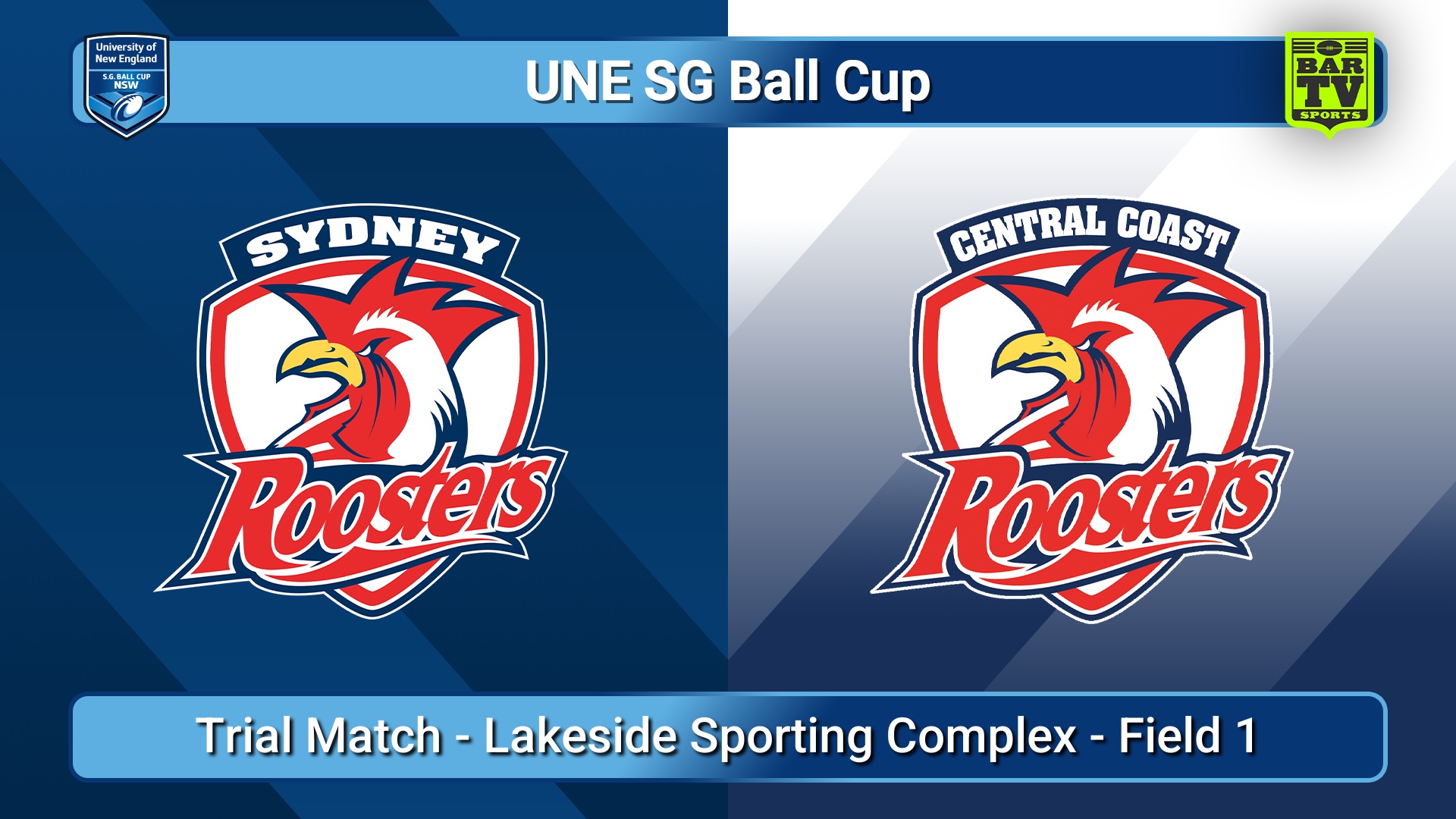 251220-video-UNE SG Ball Cup Trial Match - Sydney Roosters v Central Coast Roosters Minigame Slate Image