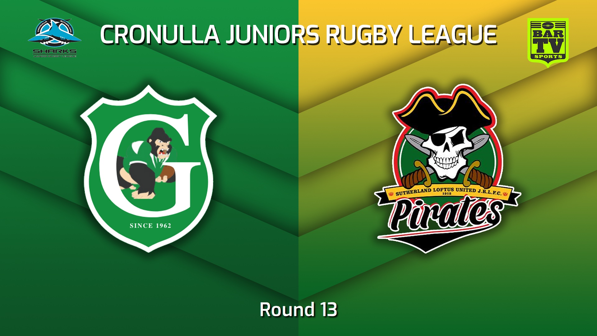 220730-Cronulla Juniors - U9 Silver Round 13 - Gymea Gorillas v Sutherland Loftus United Slate Image