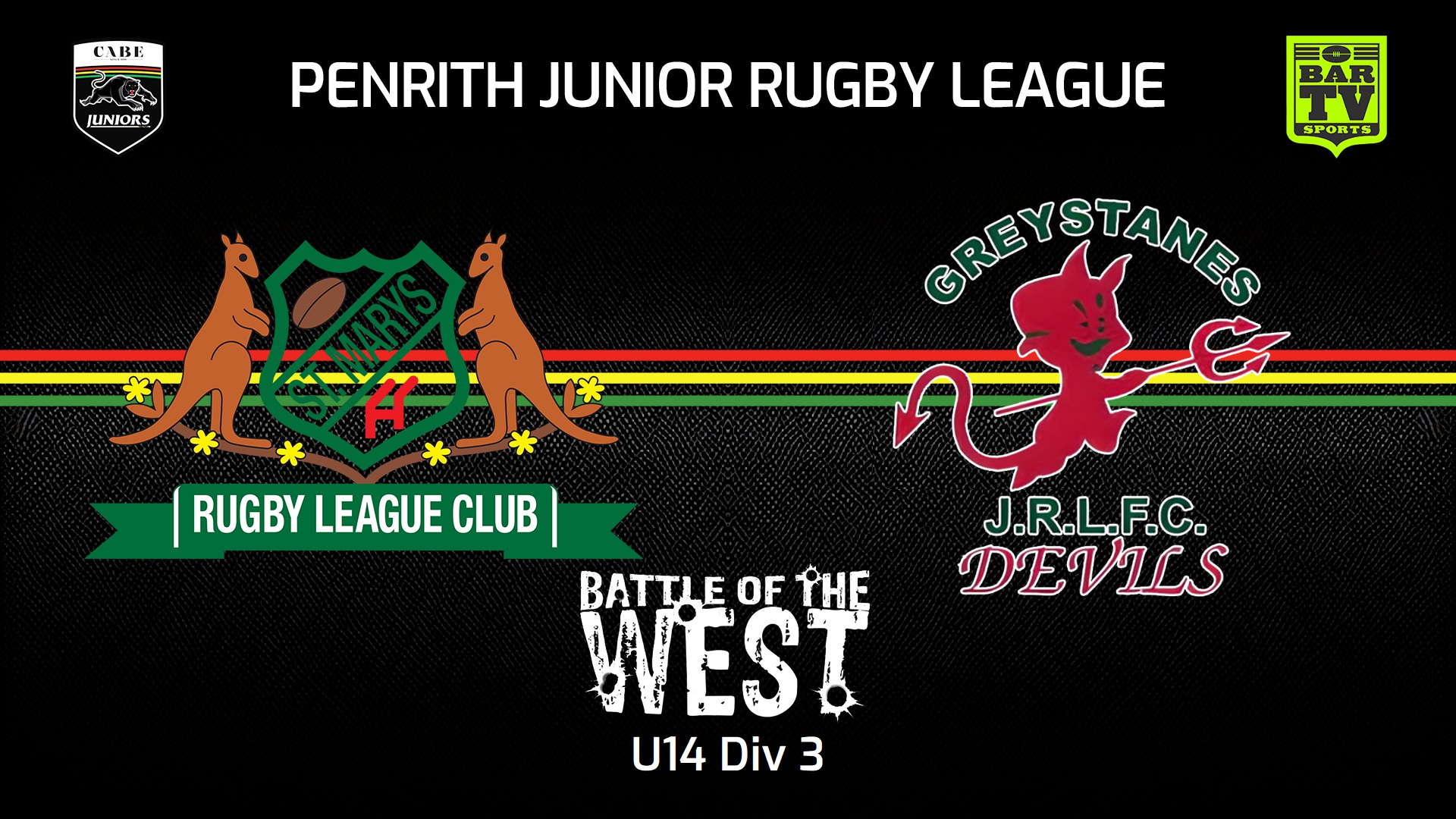 240914-video-Penrith & District Junior Rugby League Battle Of The West - U14 Div 3 - St Marys v Greystanes Devils Slate Image