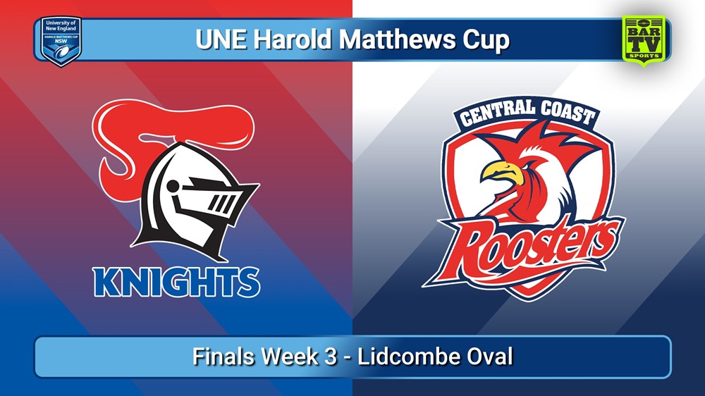 250427-video-UNE Harold Matthews Cup Finals Week 3 - Newcastle Knights v Central Coast Roosters Slate Image