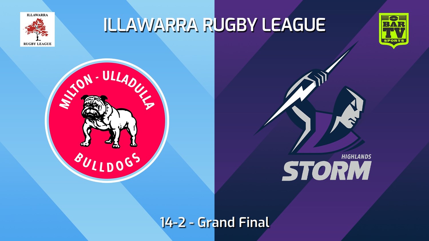 240907-video-Illawarra Rugby League Juniors Grand Final - 14-2 - Milton-Ulladulla Bulldogs v Southern Highlands Storm Slate Image