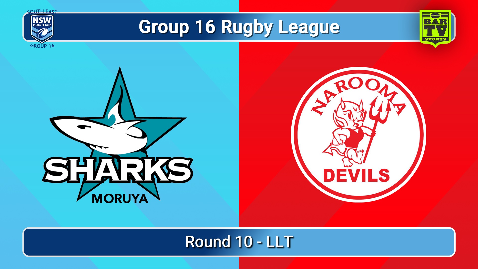 260705-video-Group 16 Rugby League  Round 10 - LLT - Moruya Sharks v Narooma Devils Slate Image