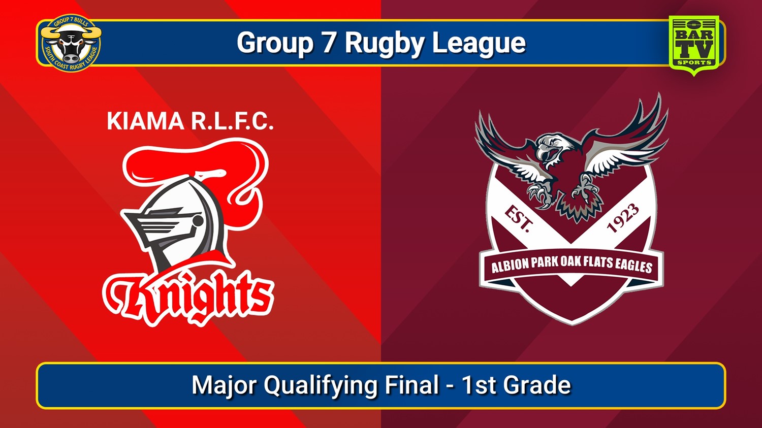 250907-video-South Coast Major Qualifying Final - 1st Grade - Kiama Knights v Albion Park Oak Flats Slate Image