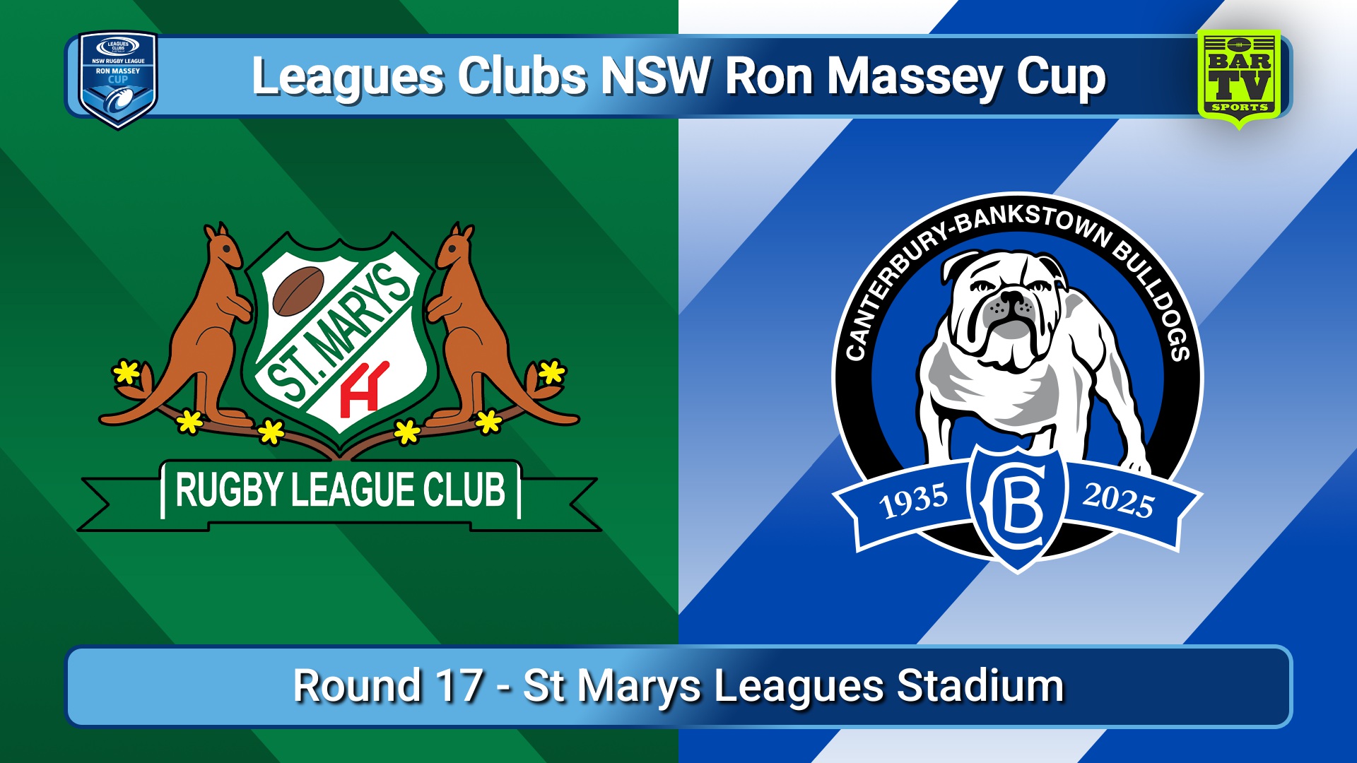250726-video-Ron Massey Cup Round 17 - St Marys v Canterbury-Bankstown Bulldogs Slate Image