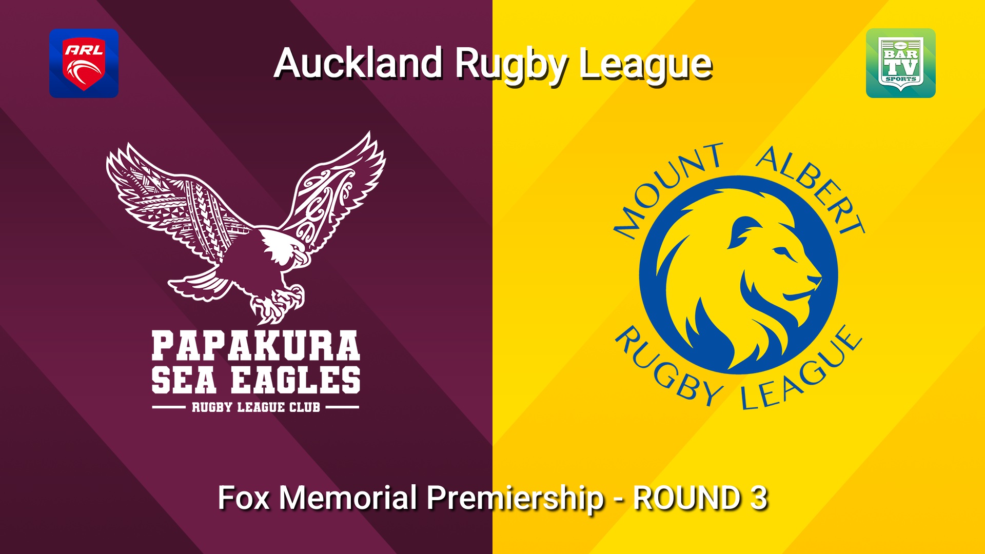 260509-video-Auckland RL ROUND 3 - Fox Memorial Premiership - Papakura Sea Eagles v Mt Albert Lions Slate Image