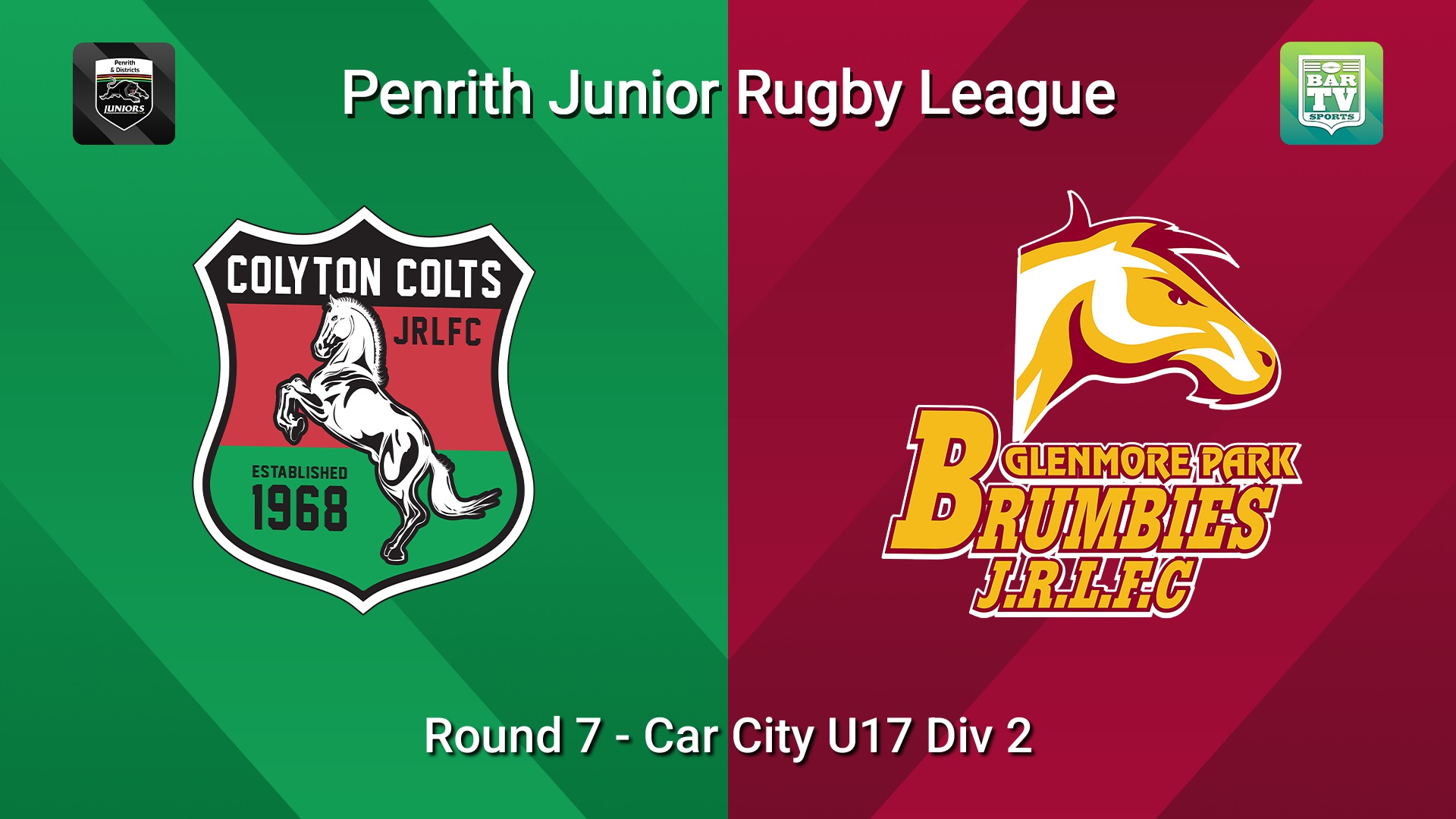 260613-video-Penrith & District Junior Rugby League Round 7 - Car City U17 Div 2 - Colyton v Glenmore Park Slate Image
