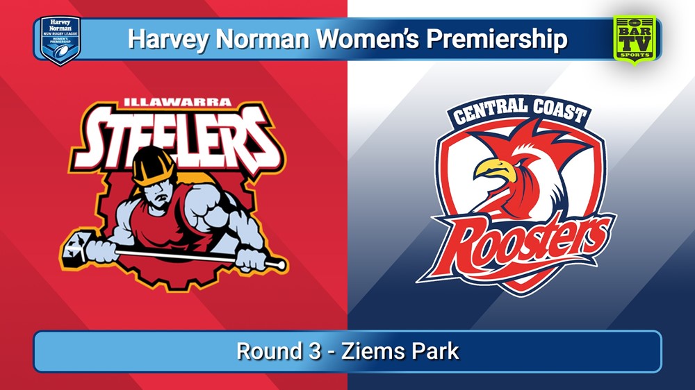 250719-video-Harvey Norman NSW Women's Premiership Round 3 - Illawarra Steelers v Central Coast Roosters Slate Image