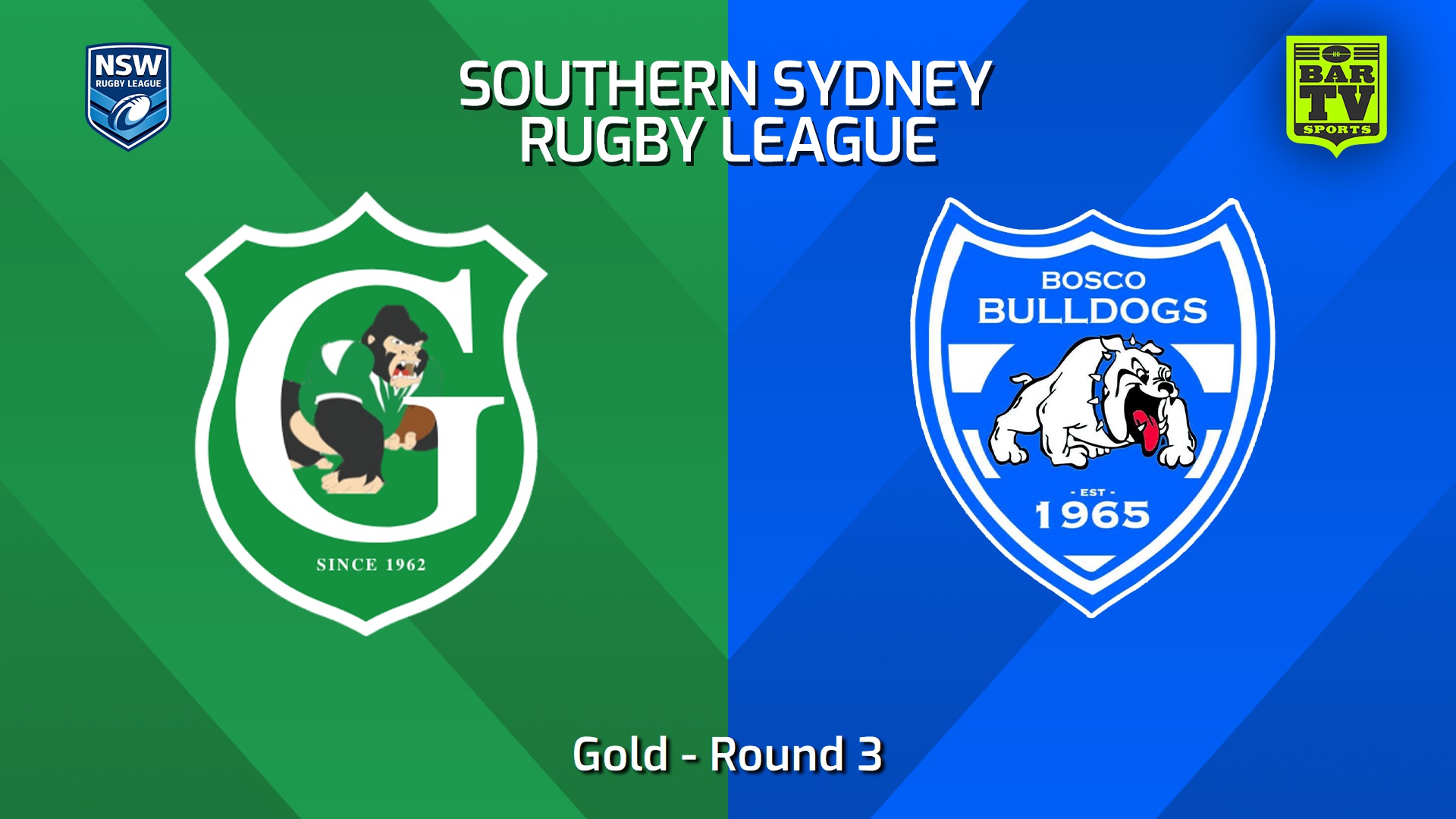 240427-video-S. Sydney Open Round 3 - Gold - Gymea Gorillas v St John Bosco Bulldogs Slate Image