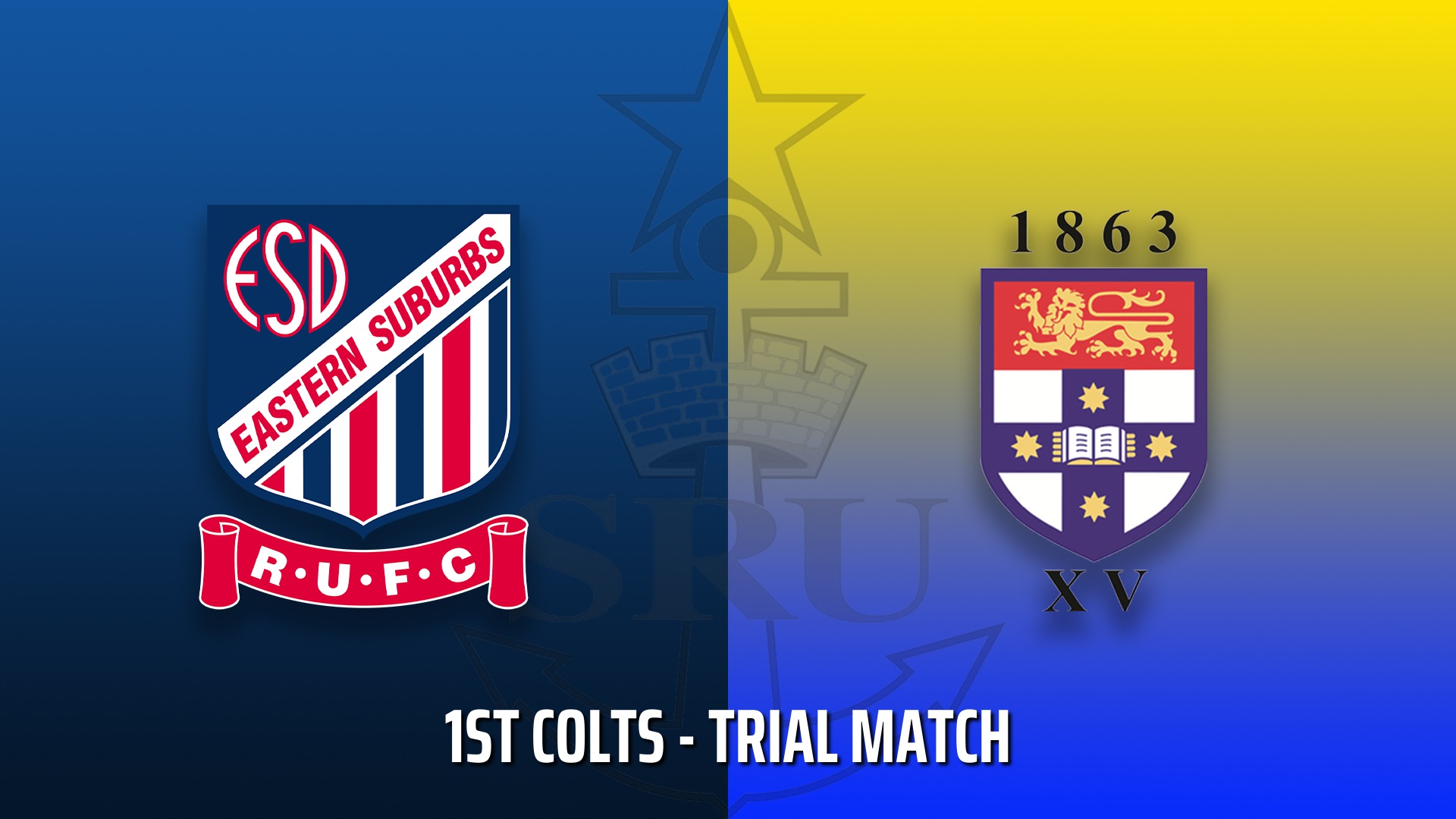 220326-Sydney Rugby Union Trial match - 1st Colts - Eastern Suburbs Sydney v Sydney University Slate Image