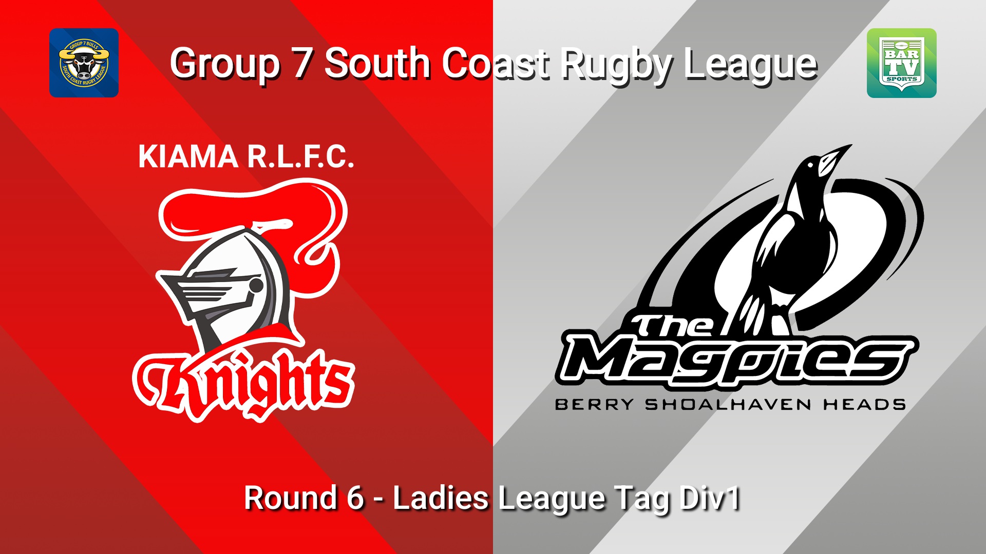 260524-video-South Coast Round 6 - Ladies League Tag Div1 - Kiama Knights v Berry-Shoalhaven Heads Slate Image