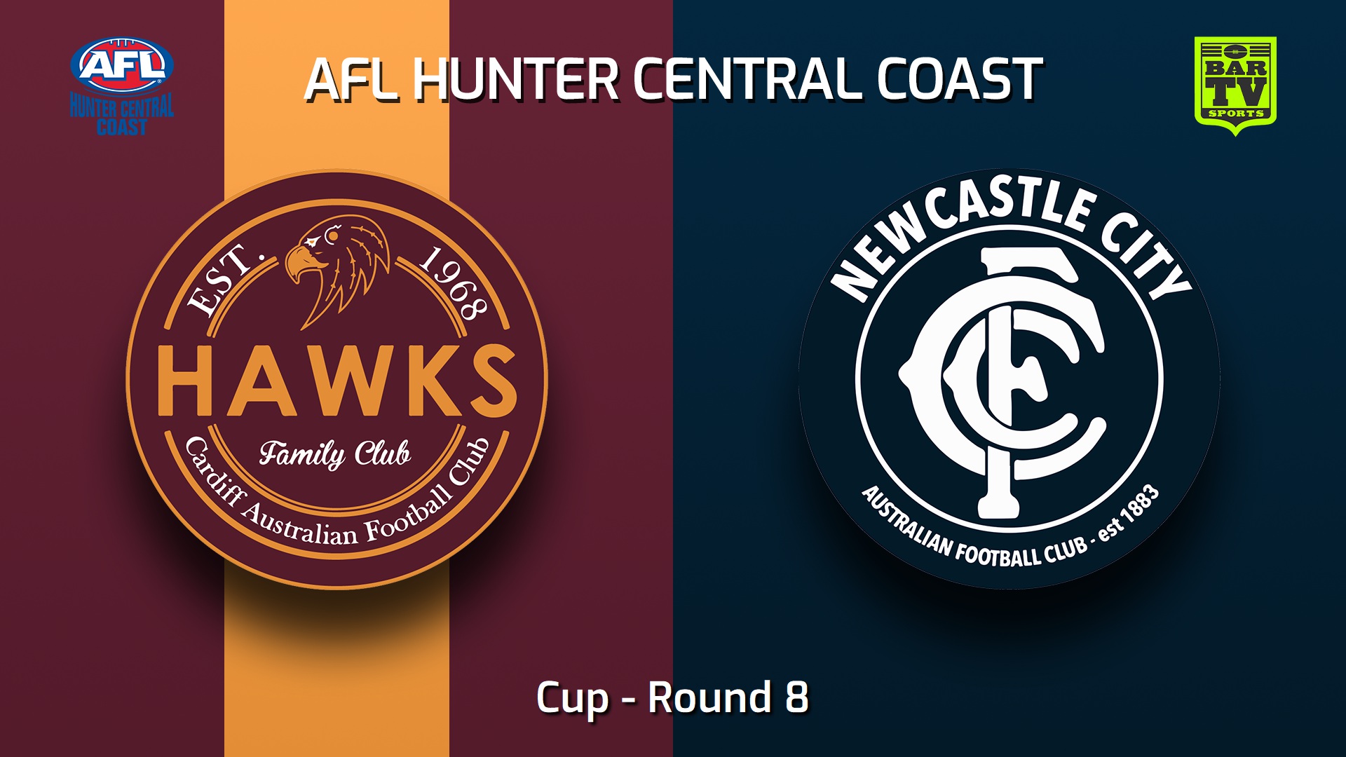 250614-video-AFL Hunter Central Coast Round 8 - Cup - Cardiff Hawks v Newcastle City  Slate Image