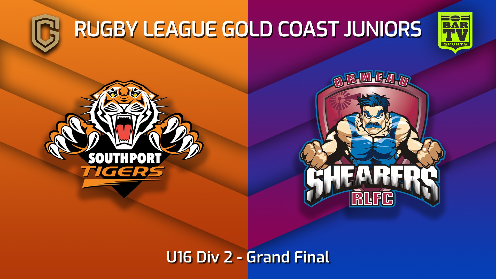 230909-Rugby League Gold Coast Juniors Grand Final - U16 Div 2 - Southport Tigers v Ormeau Shearers Slate Image