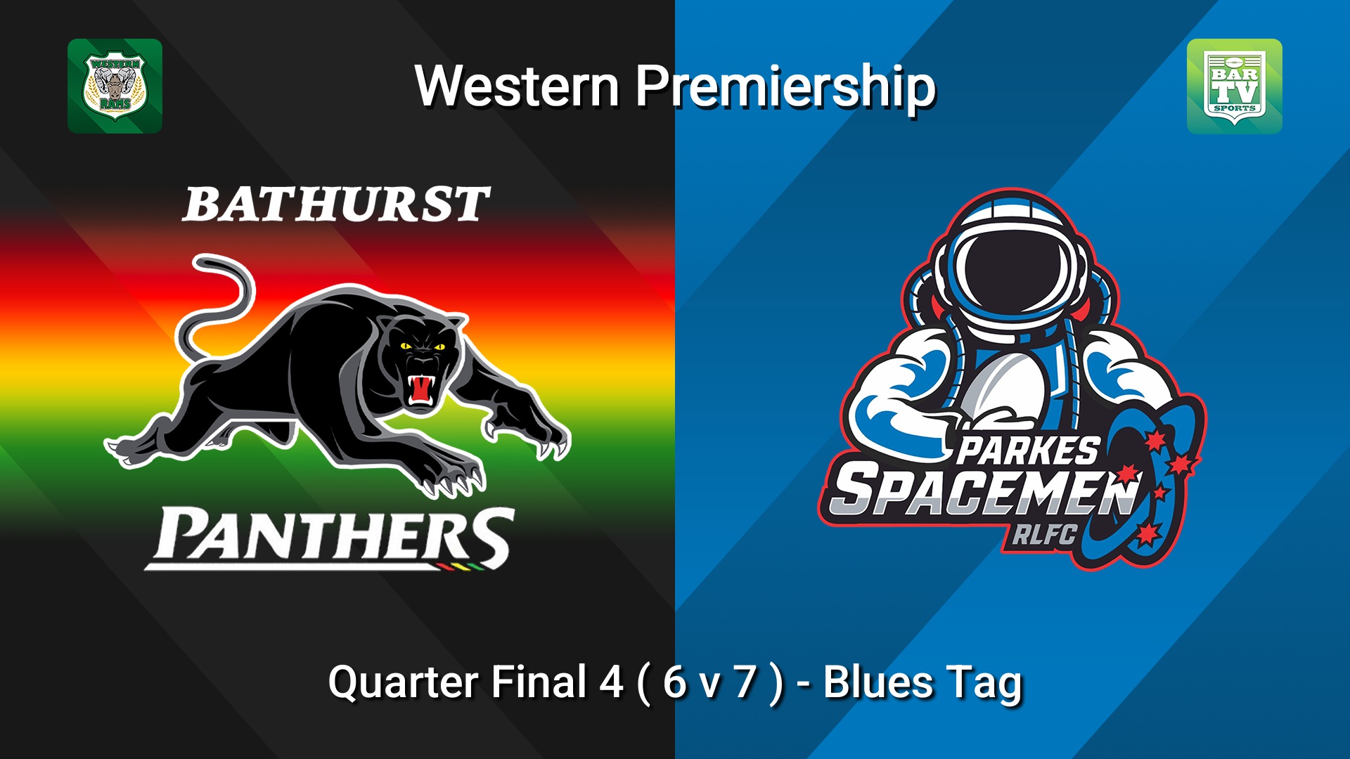 260816-video-Western Premiership Quarter Final 4 ( 6 v 7 ) - Blues Tag - Bathurst Panthers v Parkes Spacecats Minigame Slate Image