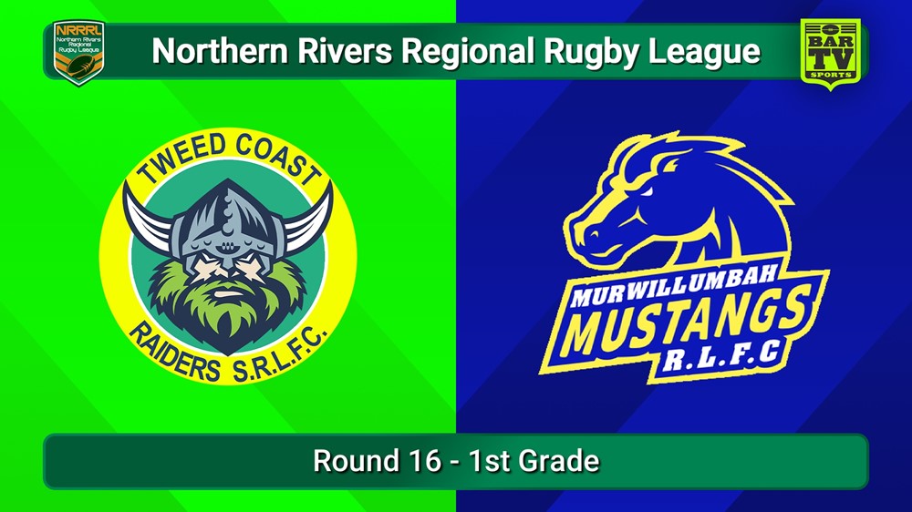 250824-video-Northern Rivers Round 16 - 1st Grade - Tweed Coast Raiders v Murwillumbah Mustangs Slate Image