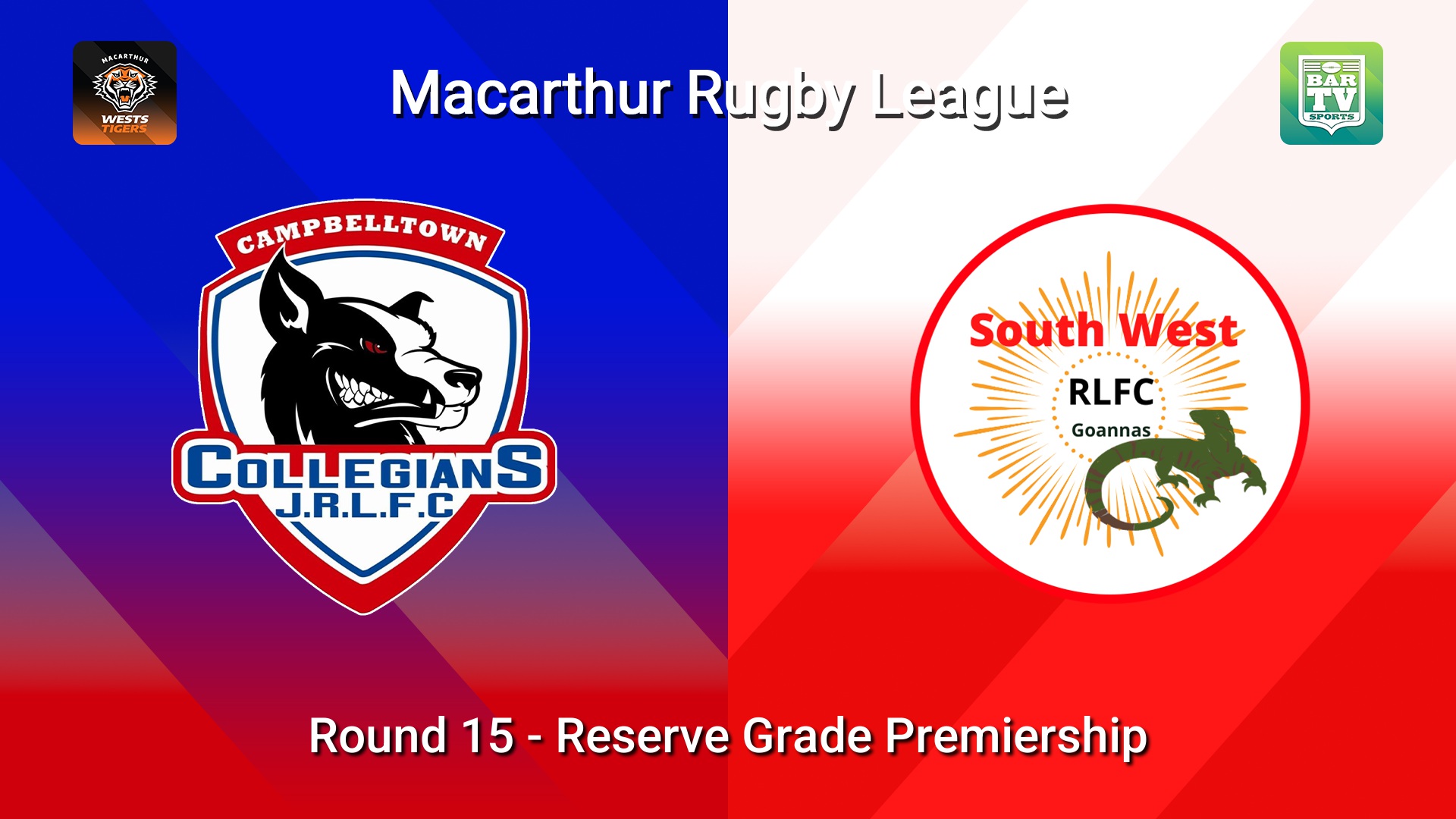 260816-video-Macarthur RL Round 15 - Reserve Grade Premiership - Campbelltown Collegians v South West Goannas Slate Image