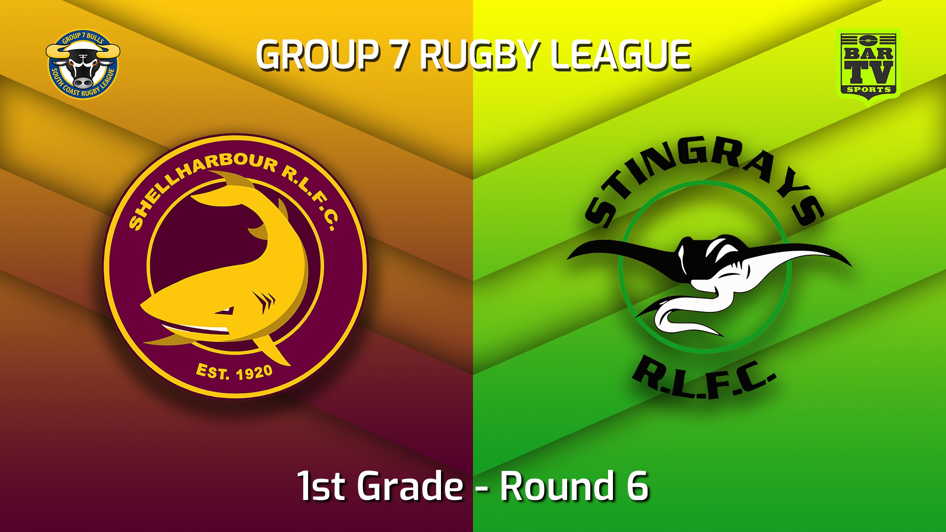 220521-South Coast Round 6 - 1st Grade - Shellharbour Sharks v Stingrays of Shellharbour Slate Image