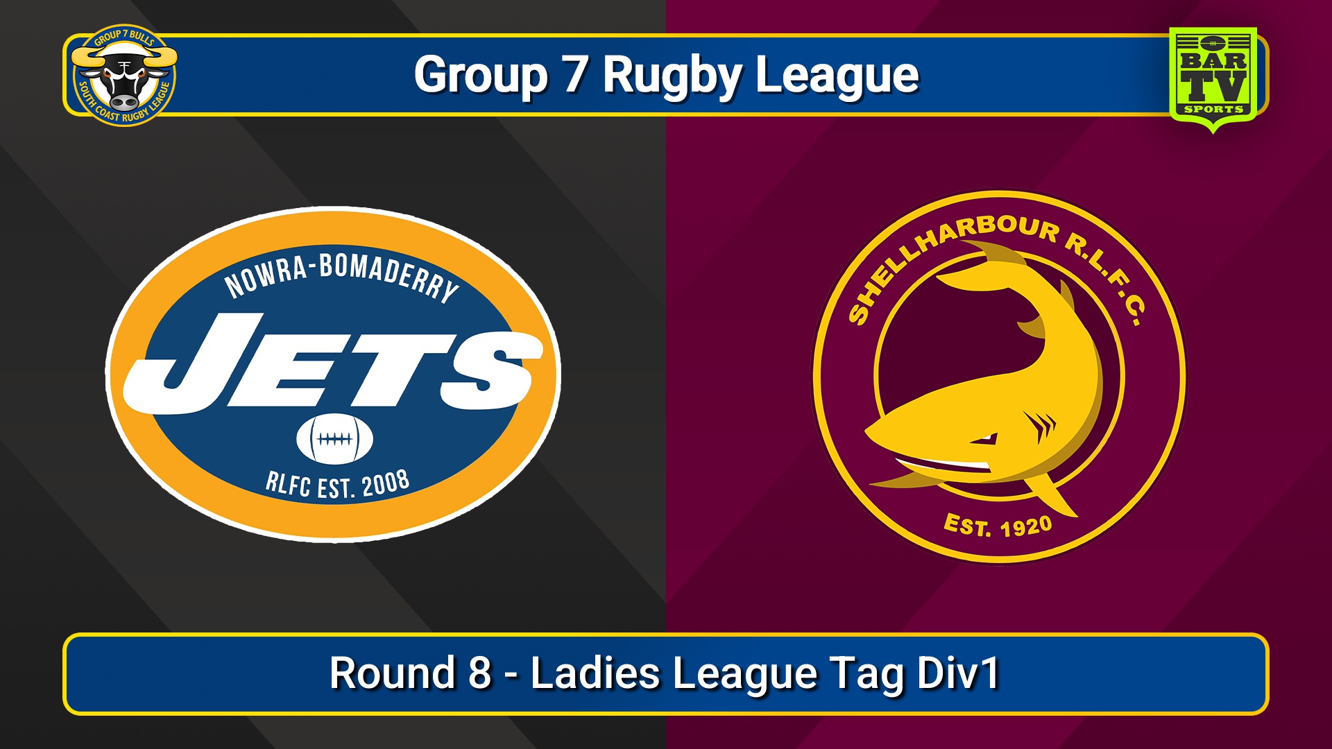 250601-video-South Coast Round 8 - Ladies League Tag Div1 - Nowra-Bomaderry  v Shellharbour Sharks Slate Image