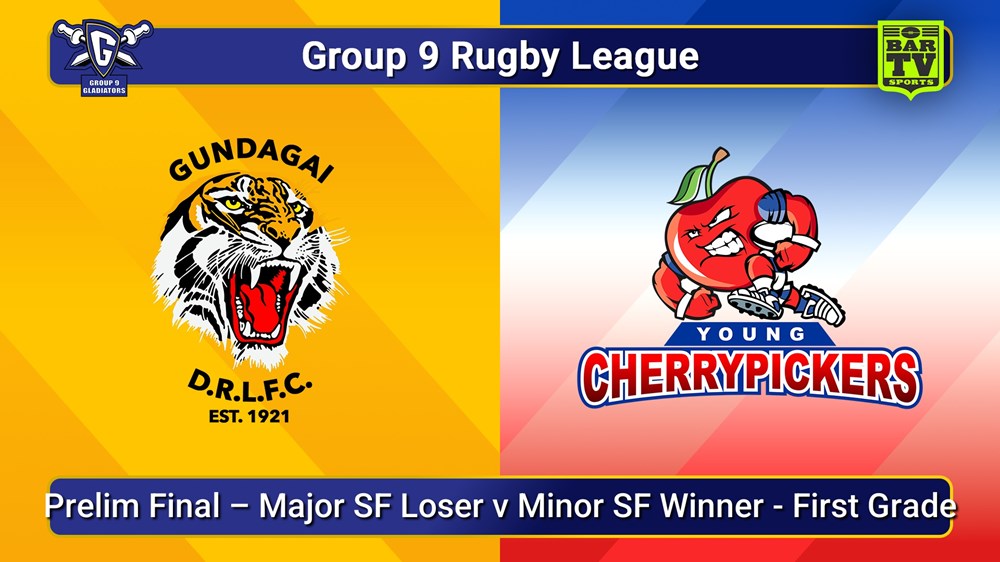 250914-video-Group 9 RL Prelim Final – Major SF Loser v Minor SF Winner - First Grade - Gundagai Tigers v Young Cherrypickers Slate Image
