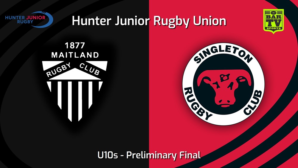 240907-video-Hunter Junior Rugby Union Preliminary Final - U10s - Maitland Black v Singleton Bulls Slate Image