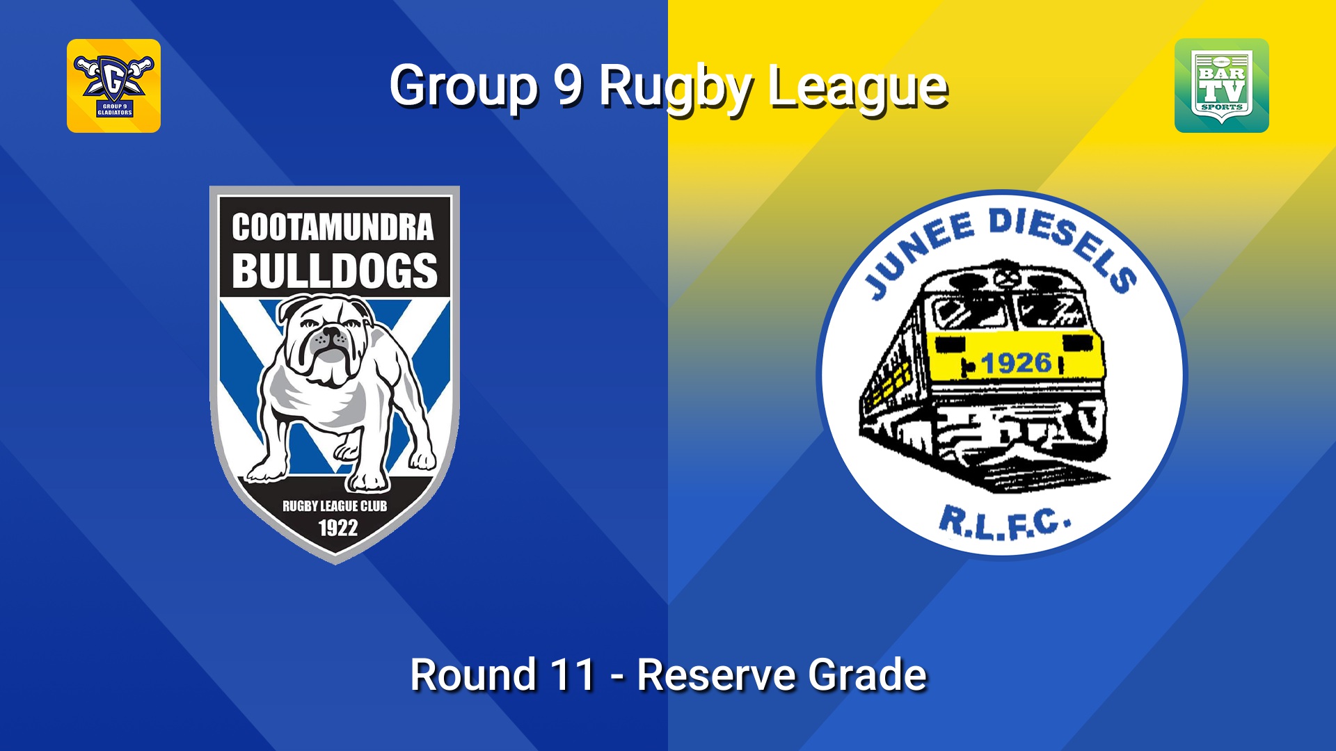 260711-video-Group 9 RL Round 11 - Reserve Grade - Cootamundra Bulldogs v Junee Diesels Slate Image