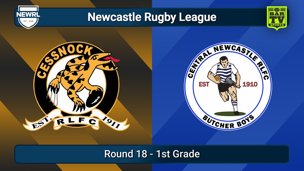 250823-video-Newcastle RL Round 18 - 1st Grade - Cessnock Goannas v Central Newcastle Slate Image