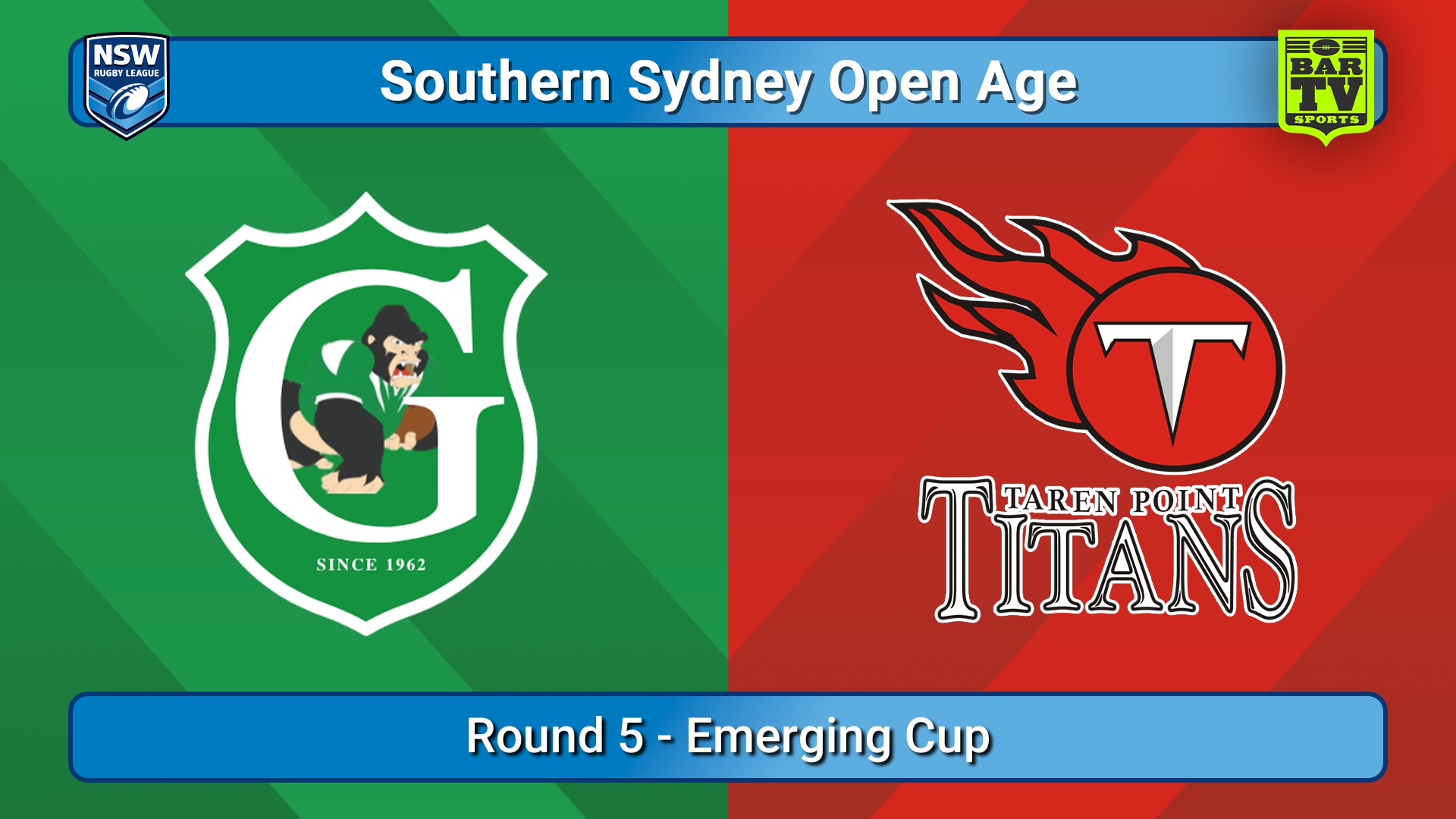 250510-video-S. Sydney Open Round 5 - Emerging Cup - Gymea Gorillas v Taren Point Titans Slate Image