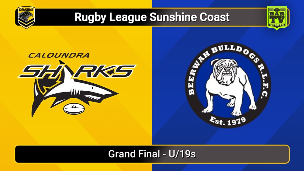 250914-video-Sunshine Coast RL Grand Final - U/19s - Caloundra Sharks v Beerwah Bulldogs Slate Image