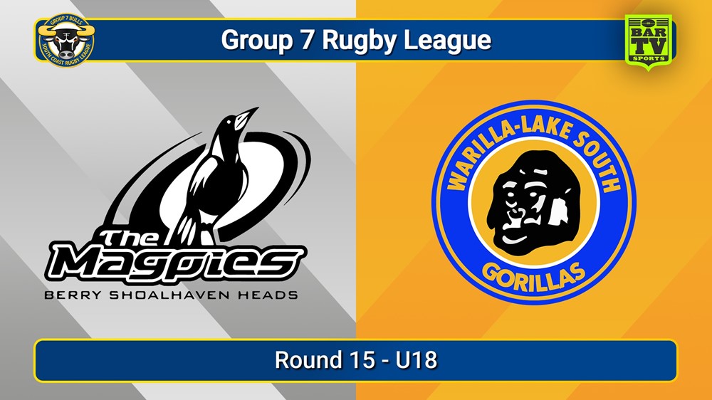 250802-video-South Coast Round 15 - U18 - Berry-Shoalhaven Heads v Warilla-Lake South Slate Image