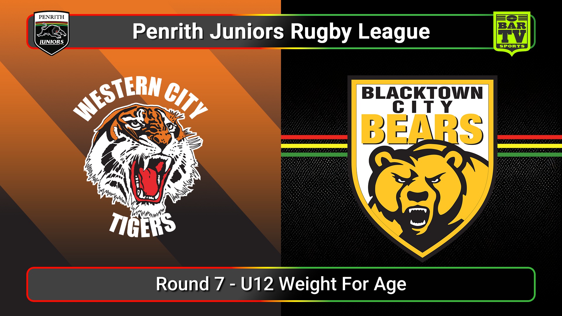 250727-video-Penrith & District Junior Rugby League Round 7 - U12 Weight For Age - Western City Tigers v Blacktown City Slate Image