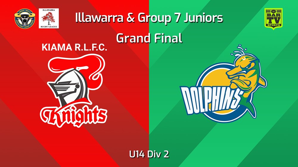 250907-video-Illawarra and Group 7 Merged Juniors Grand Final - U14 Div 2 - Kiama Knights v Culburra Dolphins Slate Image