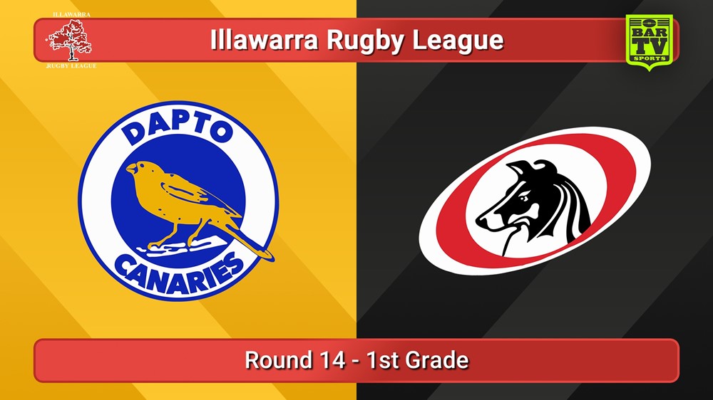 250809-video-Illawarra Round 14 - 1st Grade - Dapto Canaries v Collegians Slate Image