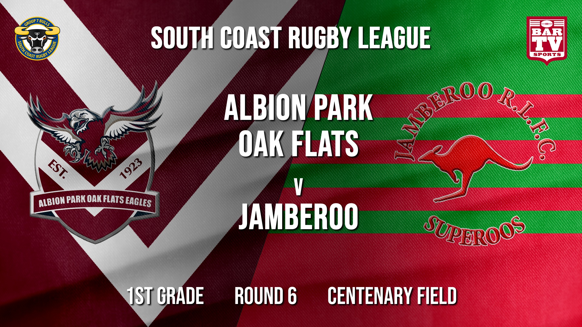 Group 7 RL Round 6 - 1st Grade - Albion Park Oak Flats v Jamberoo Slate Image