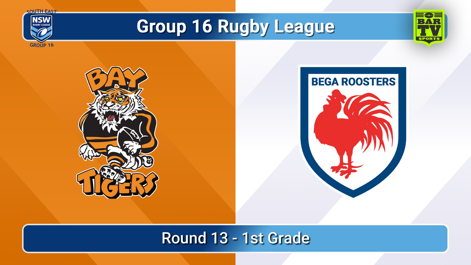 260801-video-Group 16 Rugby League  Round 13 - 1st Grade - Bateman's Bay Tigers v Bega Roosters Slate Image