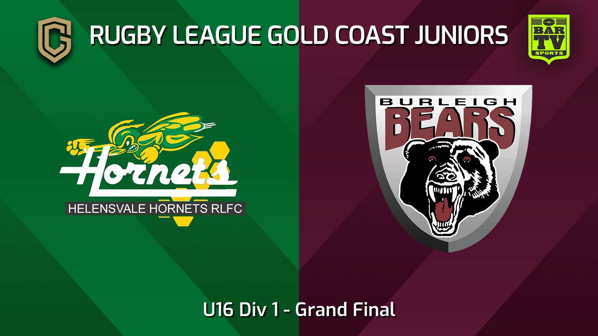 240907-video-Rugby League Gold Coast Juniors Grand Final - U16 Div 1 - Helensvale Hornets v Burleigh Bears Juniors Slate Image