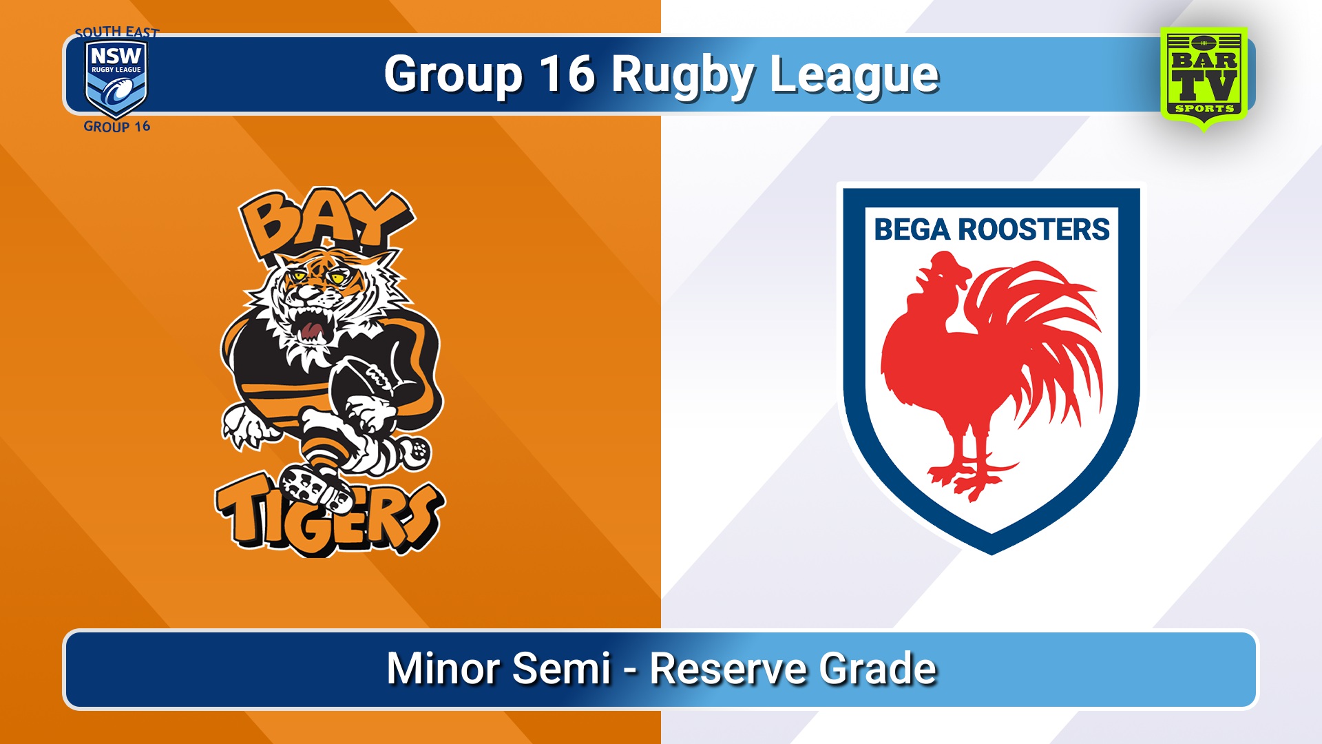 260815-video-Group 16 Rugby League  Minor Semi - Reserve Grade - Bateman's Bay Tigers v Bega Roosters Slate Image