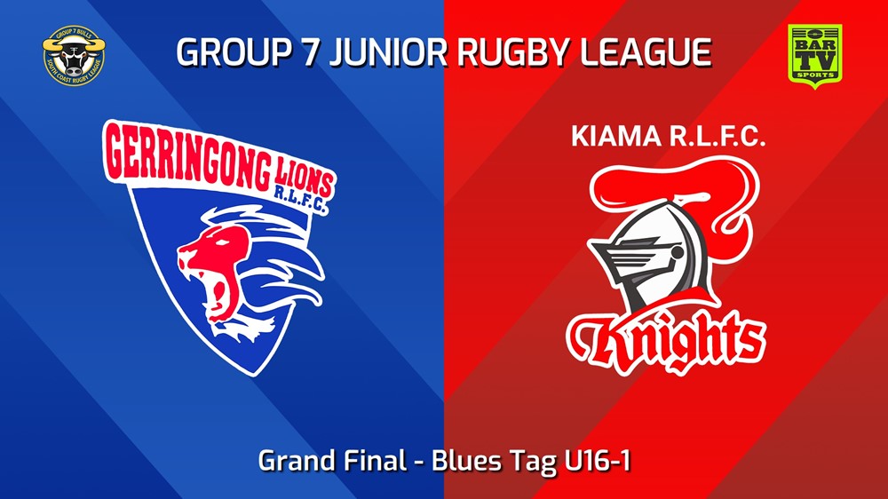 250823-video-South Coast Juniors Grand Final - Blues Tag U16-1 - Gerringong v Kiama Knights Slate Image